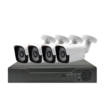Tovarniško Prostem 1080 8MP 5MP 2MP 4CH Security Set 4K AHD DVR Kit Fotoaparat Nadzor 4 Channel varnostne kamere CCTV sistema