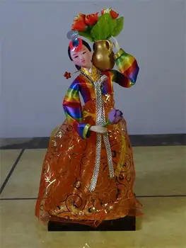 Tradicionalni korejski Smolo Lutka 30 CM Lepe Hanbok Lutke Za Dekoracijo Doma korejske Ljudske Lutka Kipec Lutke Umetnostne Obrti