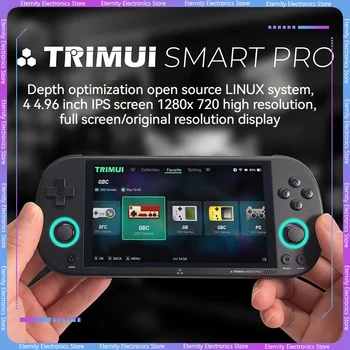 TRIMUI Smart Pro open source ročno igralno konzolo retro arkadna HD 4.96 palčni ips zaslon, igralne konzole Linux sistema življenjska doba baterije