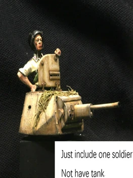 Unpainted Kit 1/35 sodobni človek, ki Ima vojak Smolo Slika miniaturni garaža kit