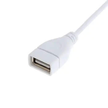 USB kabel Nove 28 cm USB 2.0 A Moški na Ženski Podaljšanje Polnilnih Beli Kabel Wit