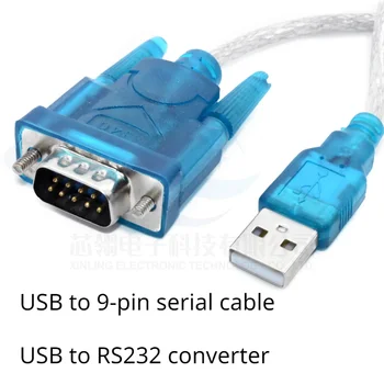 USB na serijski port 9-pin za RS232 devet-nožična zaporedna vrata kabel podatkovni kabel COM port, HL-340 čip pretvornik