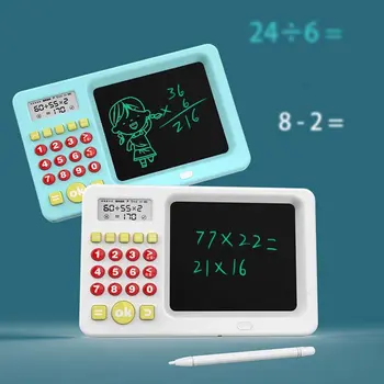 USB Rokopis Odbor Otroci angleški Risanje Matematiko Zaklad, Usposabljanje, Učenje LCD španski Kalkulator Duševnega Aritmetično Stroj