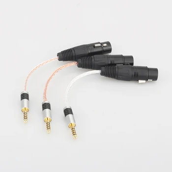 Visoka Kakovost 4.4 mm Uravnoteženo Moški-4-Pin XLR Ženski Uravnoteženo Povezavo TRS Audio Kabel