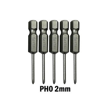 Visoka Kakovost izvijače Nutdrivers 5pcs 6.35 mm Prečni izvijače Ročno Orodje Magnetno Bitov PH0 PH00 PH1