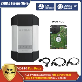 VXDIAG VCX C6 za Mercedes Benz VSEH Sistem VSE Funkcijske Diagnostike Optičnega bralnika 31+Reset Storitev ECU Kodiranje Aktivno Test Brezplačno Posodobitev
