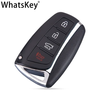WhatsKey 4 Gumbi Auto Avto Ključ Lupini Kritje Za Hyundai IX45 2012 2013 2014 2015 Santa Fe Daljinski Ključ Primeru