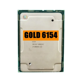 Xeon ZLATO 6154 SR3J5 3.0 GHz 24.75 Smart Cache 18-Jedra 36-Nit 200W LGA3647 CPU Procesor GOLD6154 Brezplačna Dostava