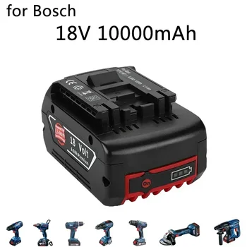 Za 18V Bosch 10000mAh Polnilna ročna Orodja Baterije z LED Li-ion Zamenjava BAT609, BAT609G, BAT618, BAT618G, BAT614