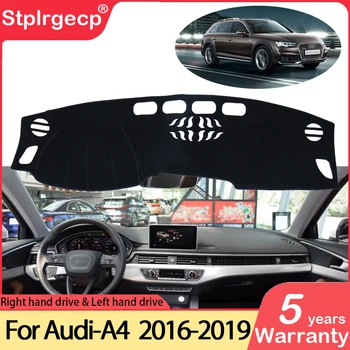 za Audi A4 B9 2016~2019 8W Anti-Slip Anti-UV Mat nadzorna plošča Pokrov Pad Sonce Odtenek Dashmat Dash Mat Kritje Preprogo Opreme S-line
