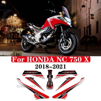 Za HONDA NC750X Motocikel Nalepke Oklep Decals Tank pad Nalepke NC750X Pribor NC 750 X 2018 2019 2020 2021