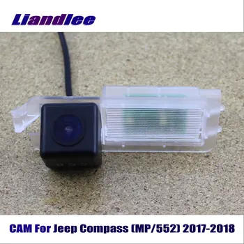 Za Jeep Compass (MP/552) 2017-2018 Avto Zadaj Kamero Nazaj Rearview Vzvratno Parkiranje KAMERA HD CCD Night Vision