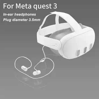 Za Meta Quest3 Slušalke za V Uho Lahki 360-Stopinjski Zvok - Noise Suppression Za Meta Quest 3 VR Pribor H2W2