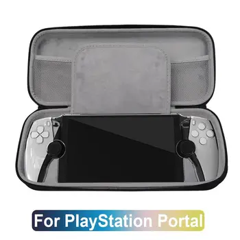 Za PlayStation Portal Vrečko za Shranjevanje EVA torbica Shockproof Zaščitni Pokrov, Ročni Konzoli Torbico za PS5 Dodatki