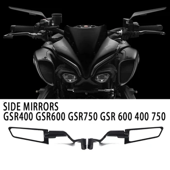 Za SUZUKI GSR400 GSR600 GSR750 Motocikel Ogledala Prikrite Winglets Ogledalo Kompleti Za Vrtenje Nastavljiva Ogledala