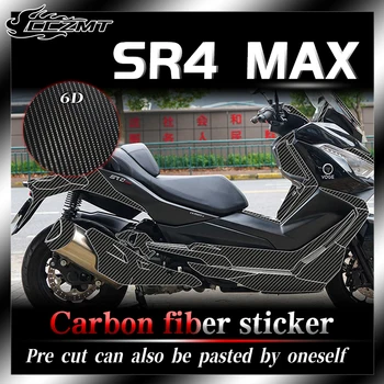 Za VOGE SR4 MAX 2022 6D ogljikovih vlaken zaščitno folijo nalepke za dekoracijo avto nalepke, dodatki, spremembe,