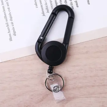 Zložljive ID Vrvice Vrvica za opaljivanje tega Posnetka Pisarniški Material Keychain Orodje Značko Imetnik Posnetek Key Ring Posnetke Značko Kolutu Posnetek Keychain
