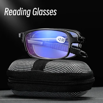 Zložljivo Prenosno Modra Svetloba Blokiranje Obravnavi Očala Celotno sliko Visoke ločljivosti Daljnovidnost Očala Anti-sevanje Očala