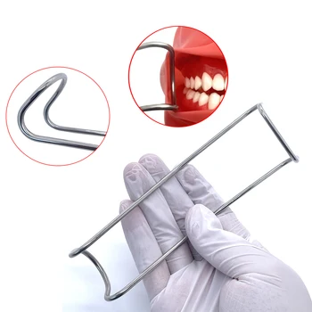 Zobni T-Oblike Vsadek, Lica in Ustnice Retractor Labial Navijal Kirurški Vsadki Instrument Zobozdravnik Orodje