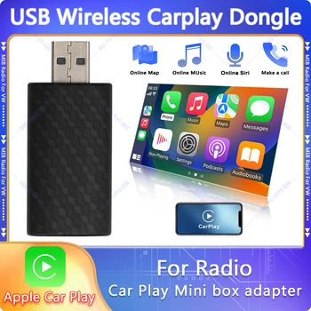 Žični Brezžični CarPlay Ključ za Avto Carplay Stereo Z USB Plug and Play Smart Link Telefon Samodejno Povezavo z CarPlay