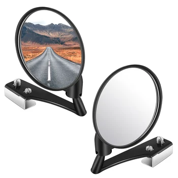 1 Sklop 2 Avtomobila Slepa Pega Ogledala Avto Strani Konveksno Ogledalo širokokotni Krog Avto Vzvratno Ogledalo