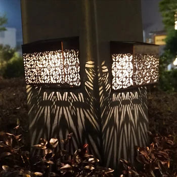 2nahrbtnik LED Solar Wall Lučka na Prostem Nepremočljiva Valoviti Pokrajini Razsvetljava za Vrtno Ograjo Sončno Svetlobo Kristjani Dekoracijo