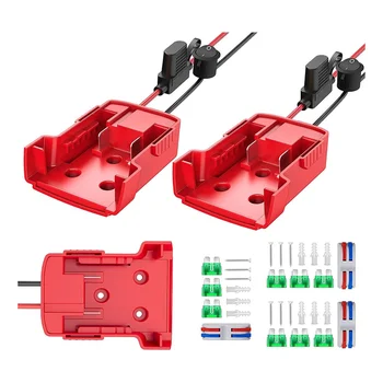 3 Paketi Moči Kolesa Adapter za M18 Baterije, Adapter za Napajanje Kolesa Baterije Pretvornik DIY Kit za RC Avto Igrače Robotika
