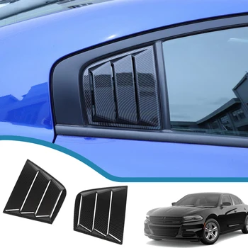 Avto Zadnje Okno Reže Dekoracijo za Dodge Charger 2015-2023 Zaklopa Zajemalka Slepi Odtenek Kritje Nalepke Auto Dodatki Zunanjost