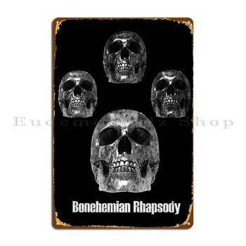 Bonehemian Rhapsody Kovinski Znak, Classic, Retro Dnevna Soba Natisnjeni Klub Stranka Tin Prijavite Plakat