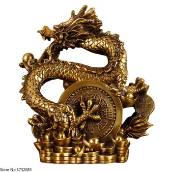Bronasti Zmaj Dekoracijo Qinglong Urad Za Opremljanje Doma Vse Medenina Dekoracijo Zmaj Dekoracijo Obrti