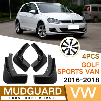 MudFlaps ZA Volkswagen Golf SportsVan 2016-2018 avto Splash Varovala Fender Nastavite Deli Spredaj Zadaj MudFlaps Avtomobilski Pribor