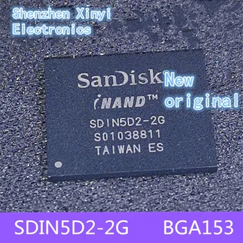 Nove in izvirne SDIN5D2-2G SDIN5D2-2 SDIN5D2 S5D2-2G BGA-153 Set top box U disk LCD TV in drugih pomnilniških čipov besedo knjižnica