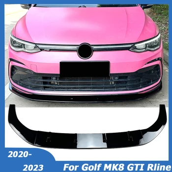 Za VW Golf 8 MK8 GTI Rline 2022-2024 Sprednji Odbijač za Ustnice Strani Spojler Razdelilniki Difuzor Body Kit Varovala Zaščitnik Avto Dodatki