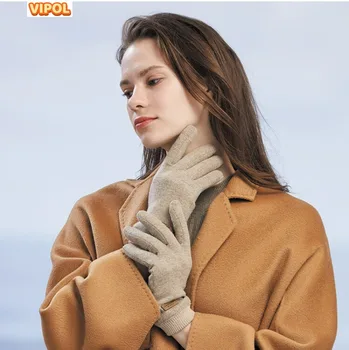 Zimske Rokavice za Moške, Ženske - Nadgrajeno na Zaslonu na Dotik Hladno Vreme Toplotne Tople Pletene Rokavice za Tek Pohodništvo Vožnje